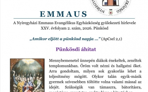 Pünkösdi hírlevél